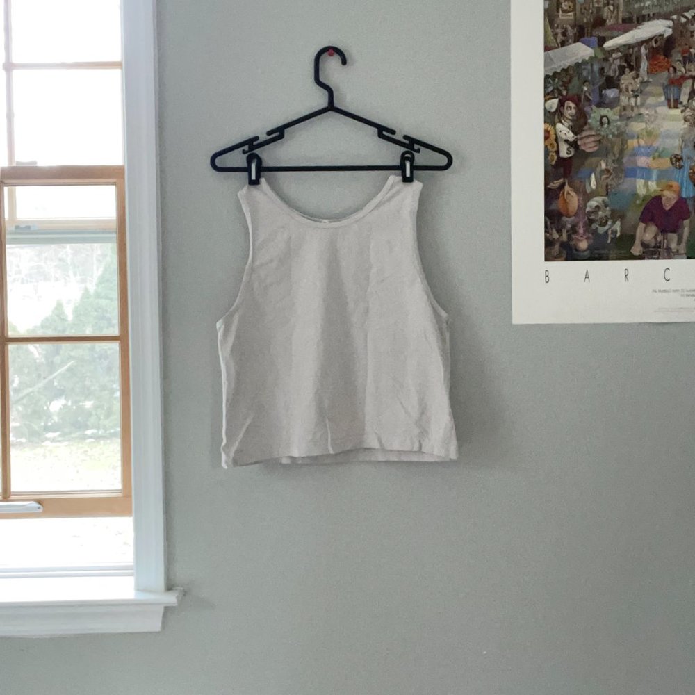 CROPPED LA APPAREL MID TANK